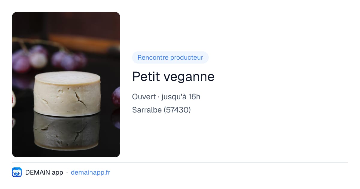 Petit veganne — Sarralbe