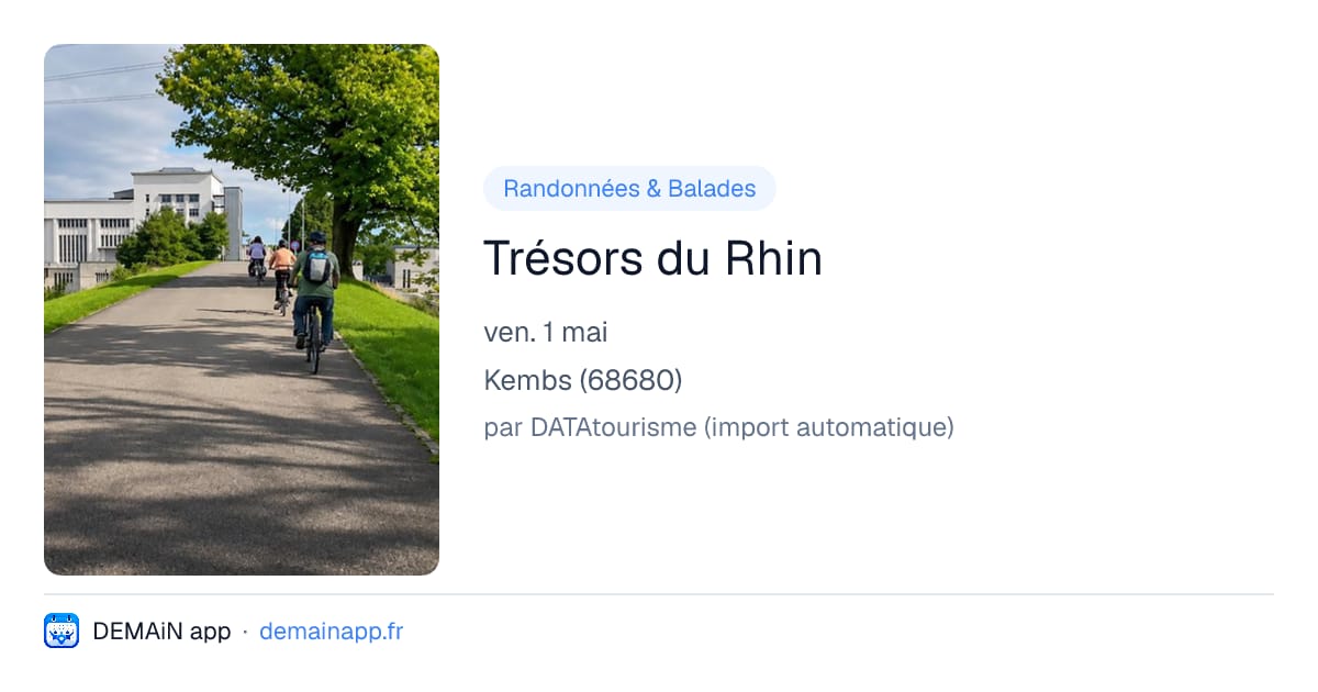 Trésors du Rhin — Kembs