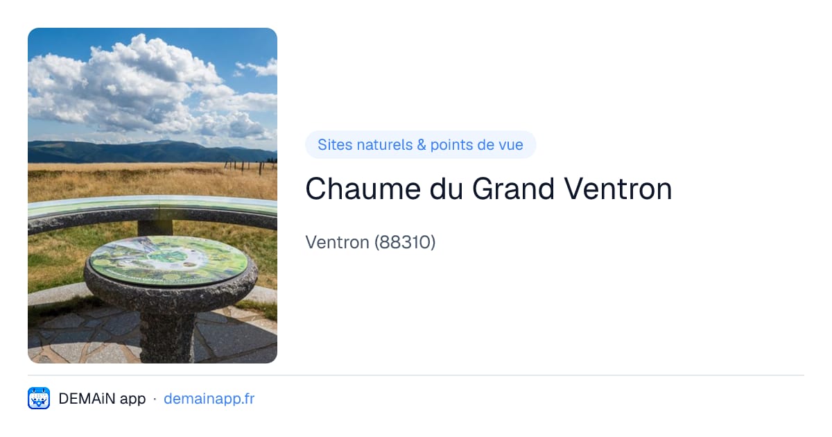 Chaume du Grand Ventron — Ventron