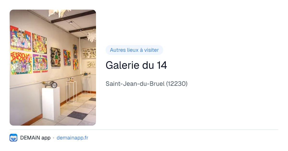 Galerie du 14 — Saint-Jean-du-Bruel