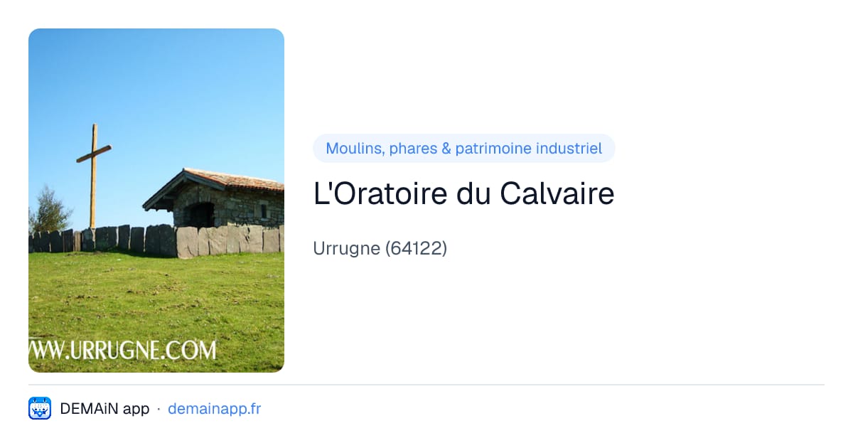 L'Oratoire du Calvaire — Urrugne