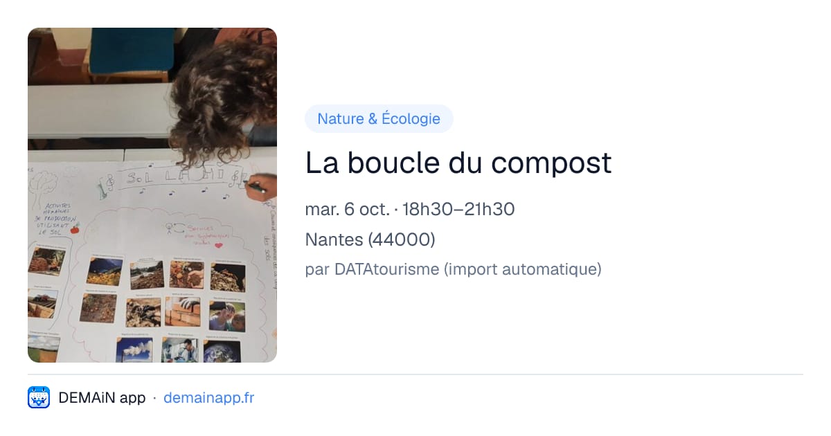 La boucle du compost — Nantes