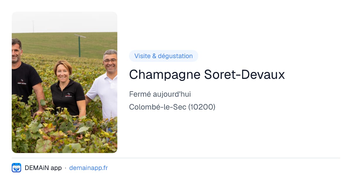 Champagne Soret-Devaux — Colombé-le-Sec