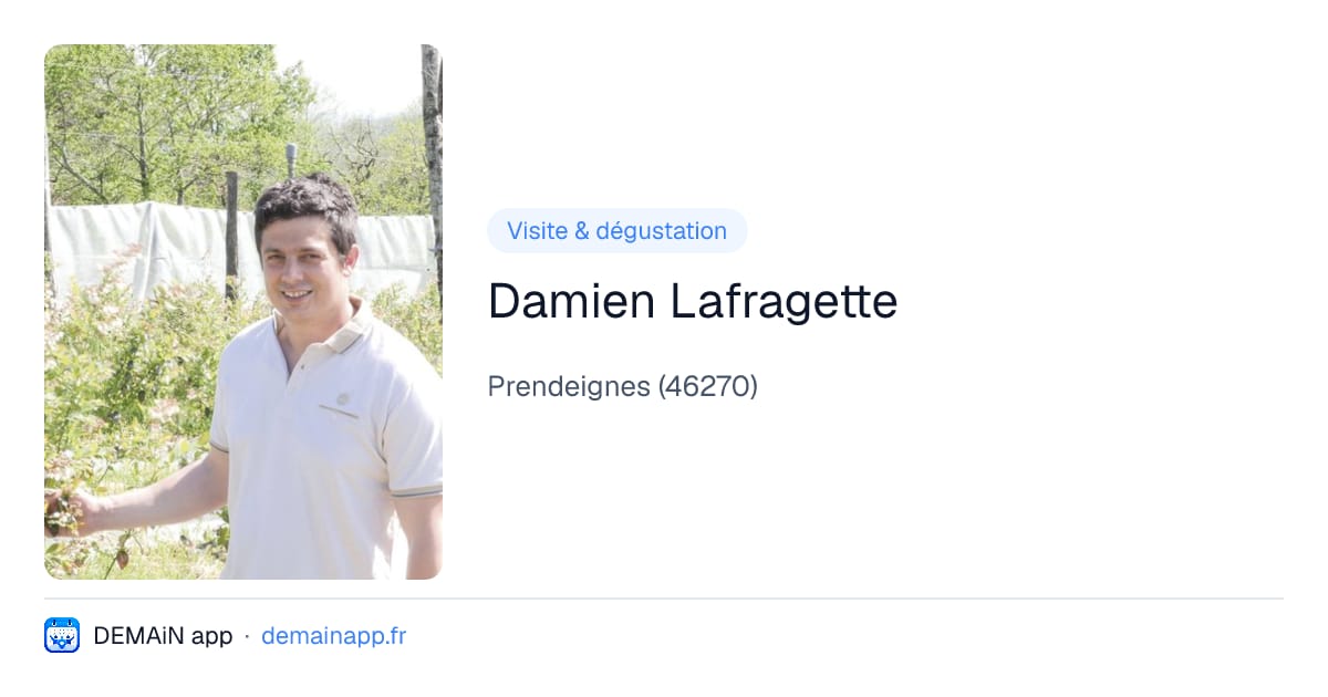 Damien Lafragette — Prendeignes