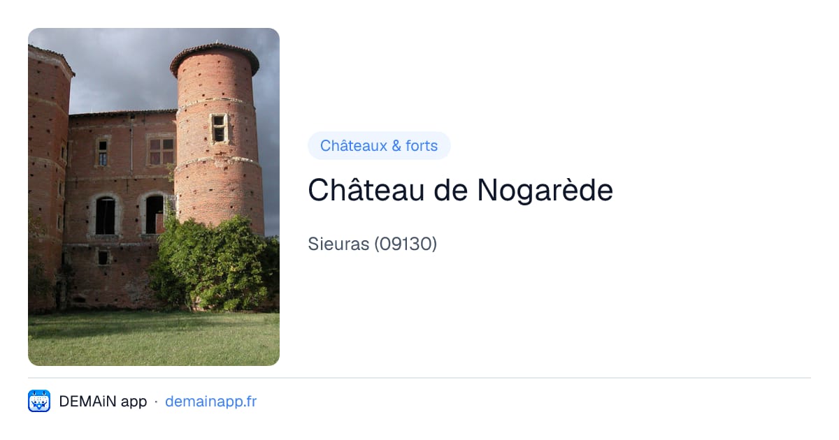 Château de Nogarède — Sieuras