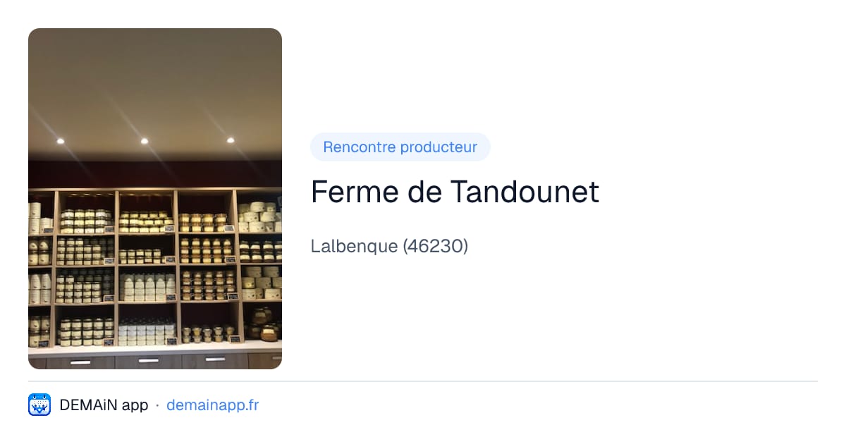 Ferme de Tandounet — Lalbenque