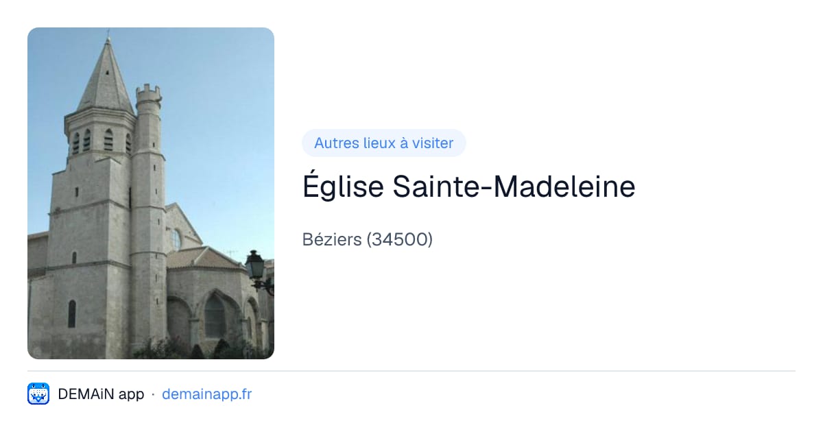 Église Sainte-Madeleine — Béziers
