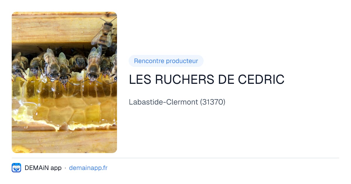 LES RUCHERS DE CEDRIC — Labastide-Clermont