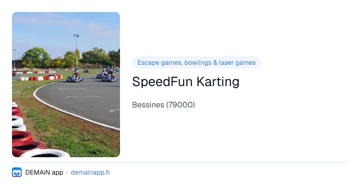 SpeedFun Karting — Bessines