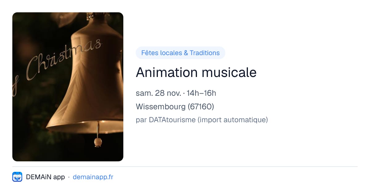Animation musicale — Wissembourg