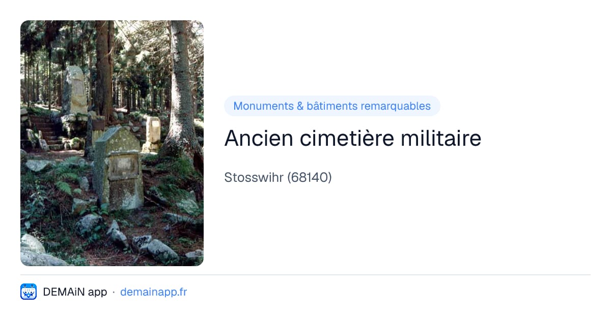 Ancien cimetière militaire — Stosswihr