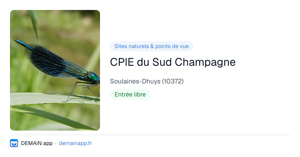 CPIE du Sud Champagne — Soulaines-Dhuys