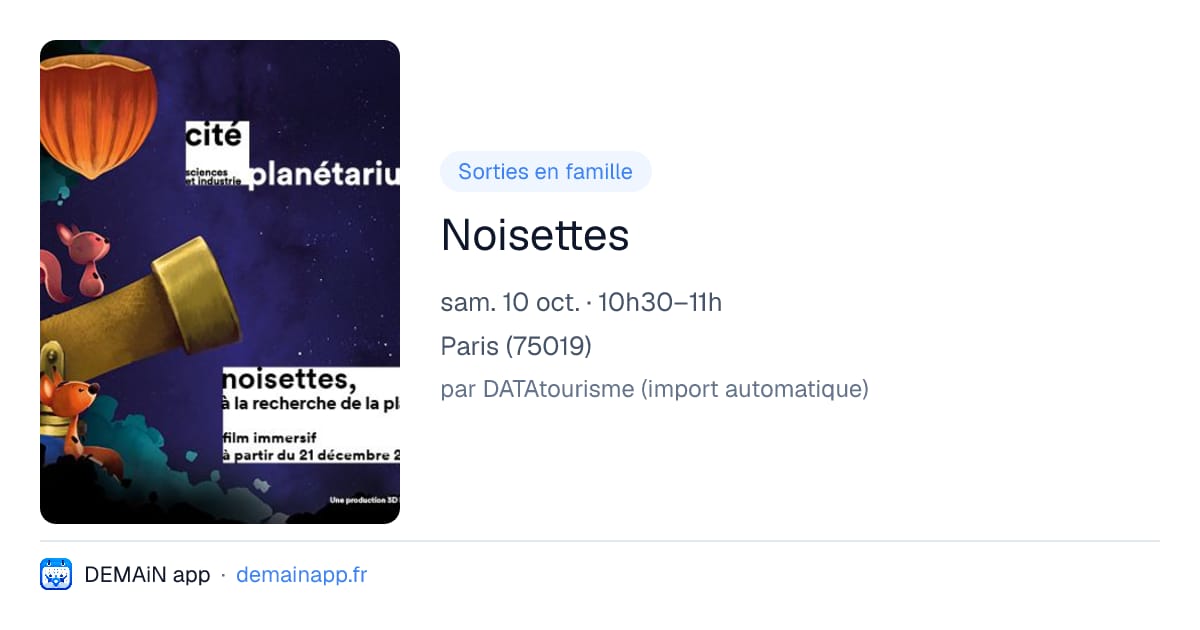 Noisettes — Paris