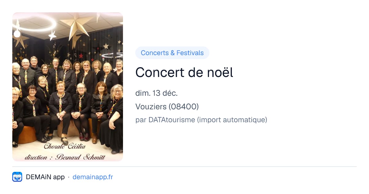 Concert de noël — Vouziers