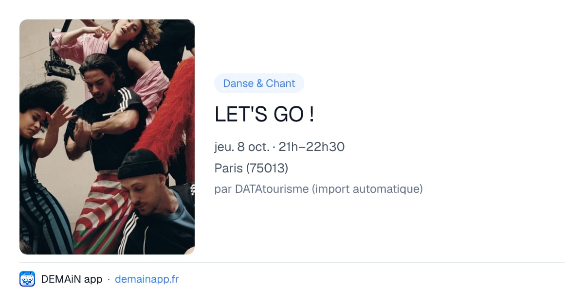 LET'S GO ! — Paris