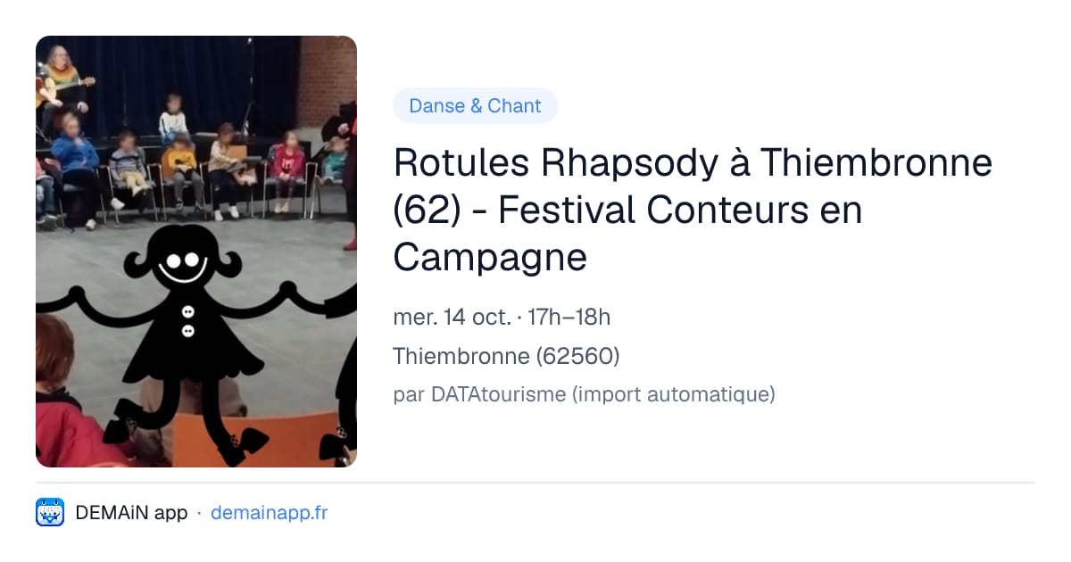 Rotules Rhapsody à Thiembronne (62) - Festival Conteurs en Campagne — Thiembronne