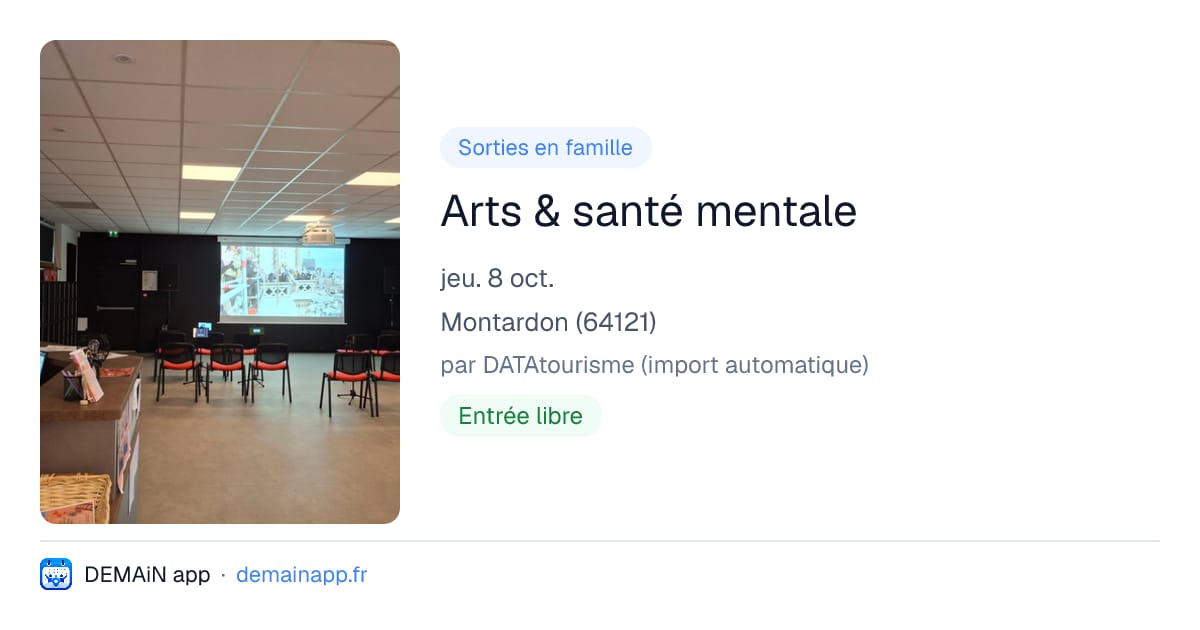 Arts & santé mentale — Montardon