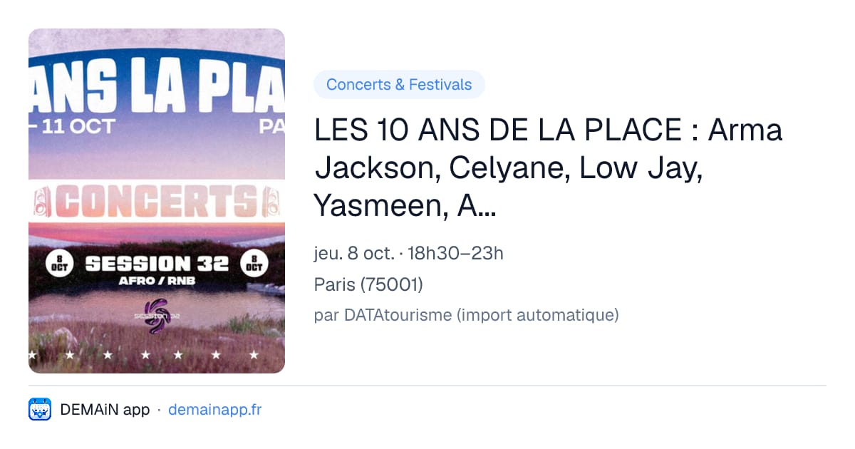 LES 10 ANS DE LA PLACE : Arma Jackson, Celyane, Low Jay, Yasmeen, Ashtray Boii… SESSION 32 (Live) — Paris