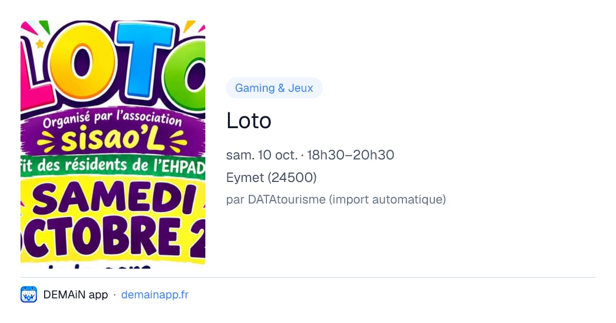 Loto — Eymet