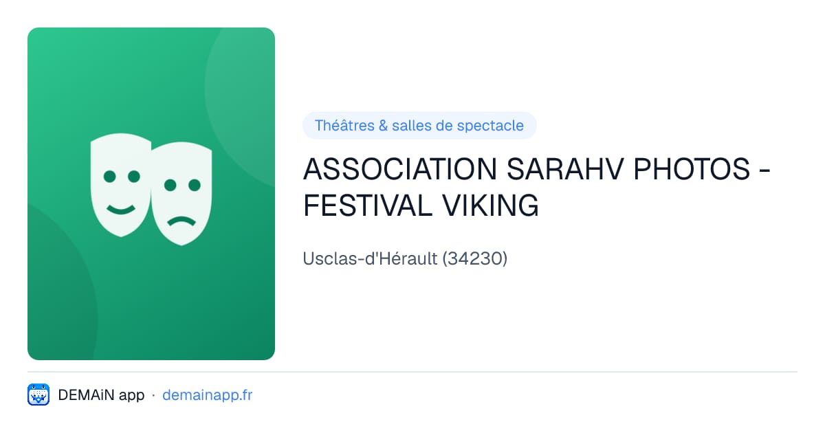 ASSOCIATION SARAHV PHOTOS - FESTIVAL VIKING — Usclas-d'Hérault