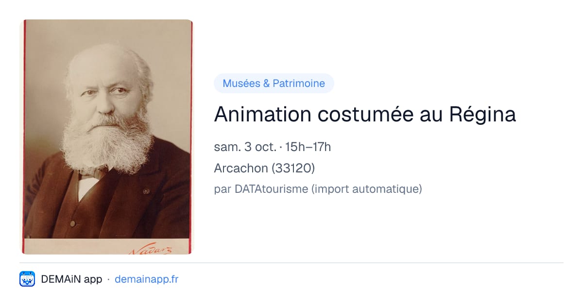 Animation costumée au Régina — Arcachon