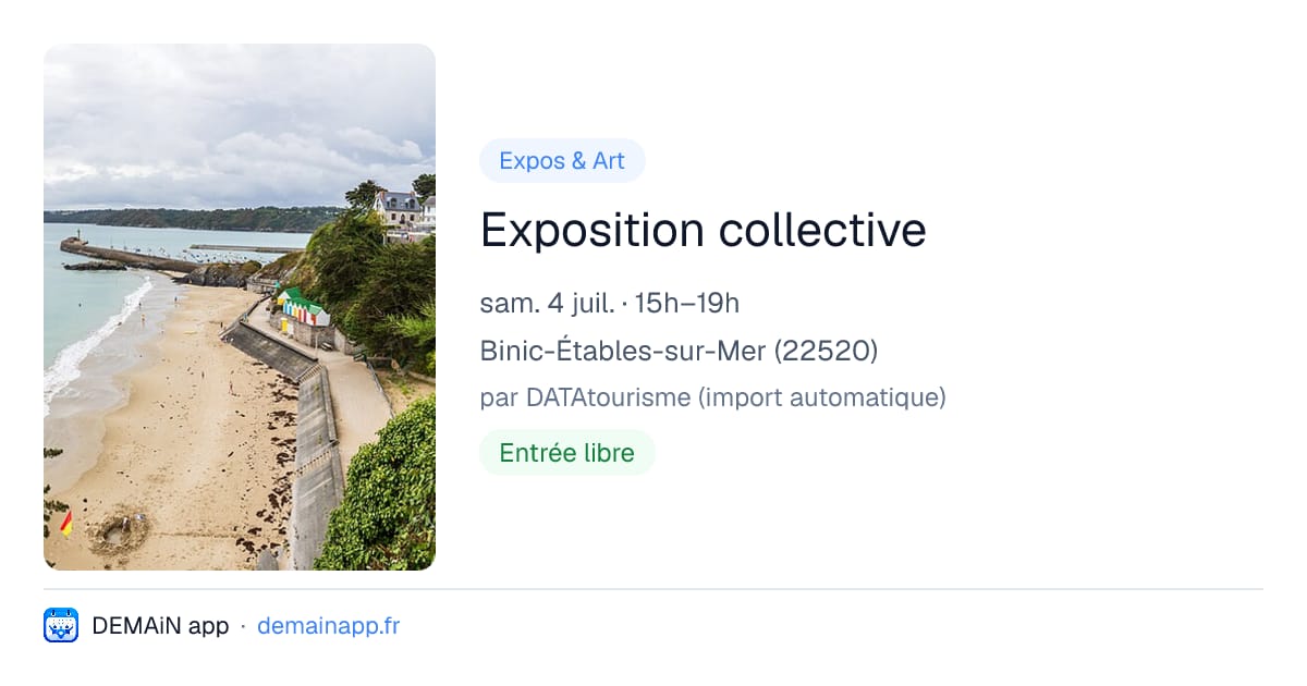 Exposition collective — Binic-Étables-sur-Mer
