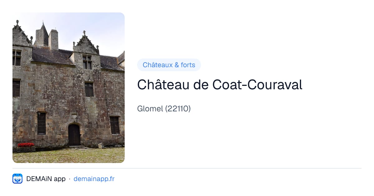 Château de Coat-Couraval — Glomel