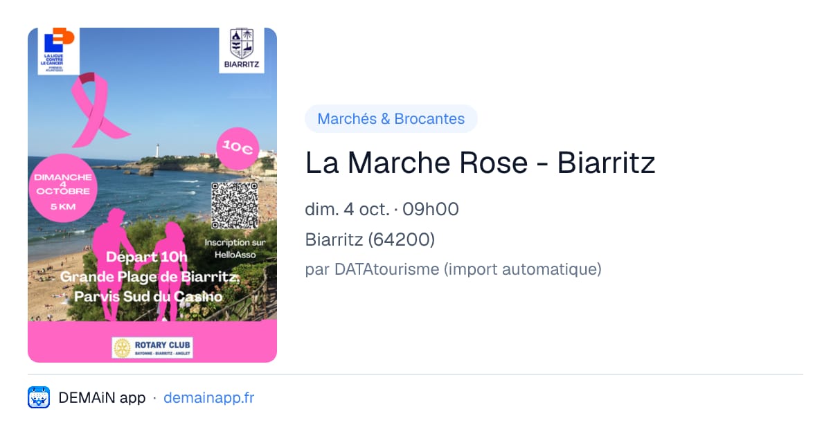La Marche Rose - Biarritz — Biarritz
