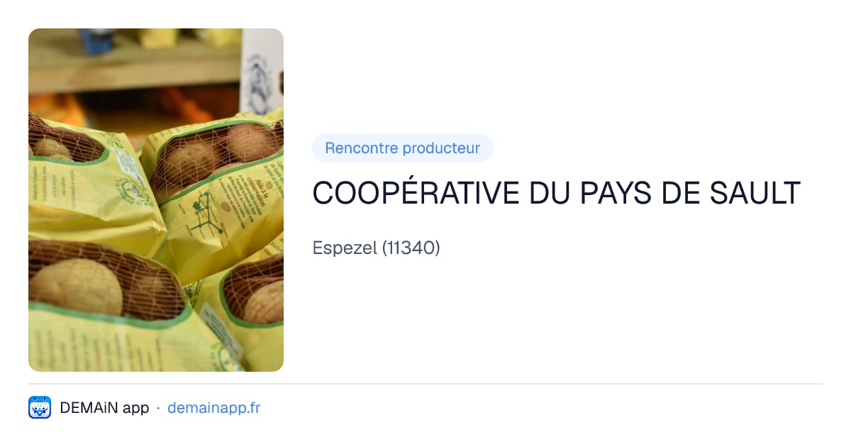 COOPÉRATIVE DU PAYS DE SAULT — Espezel