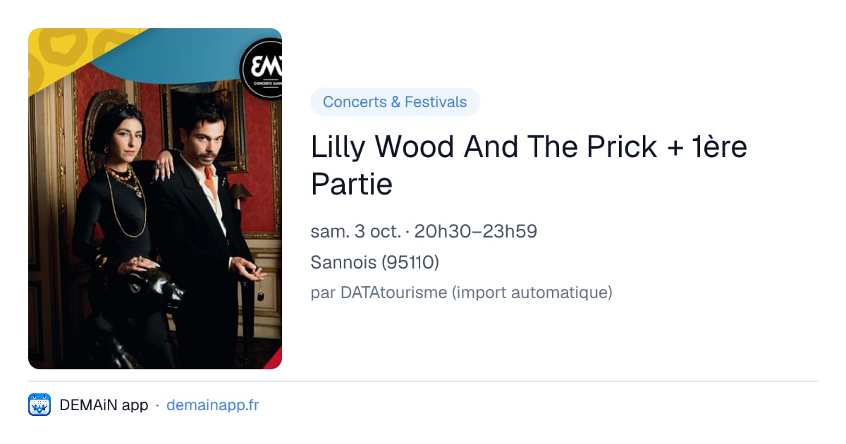 Lilly Wood And The Prick + 1ère Partie — Sannois