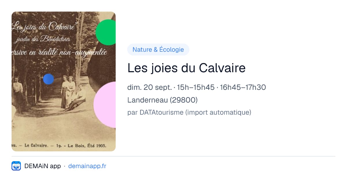 Les joies du Calvaire — Landerneau