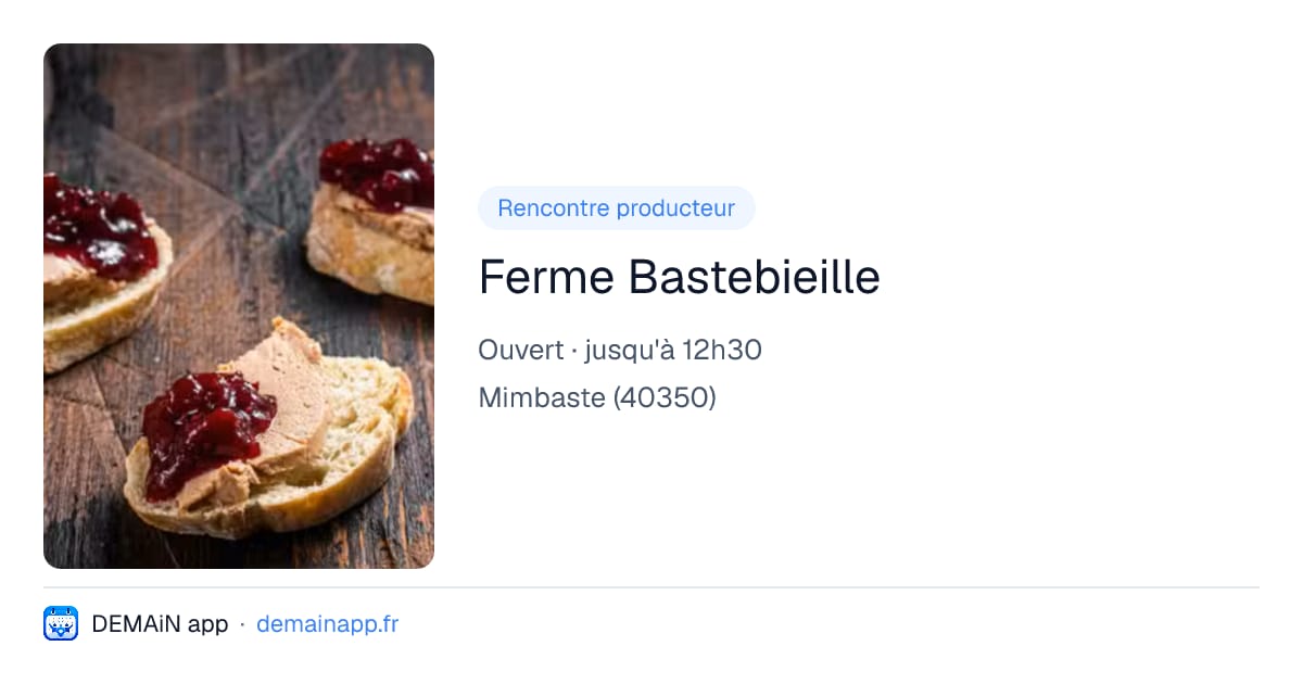Ferme Bastebieille — Mimbaste
