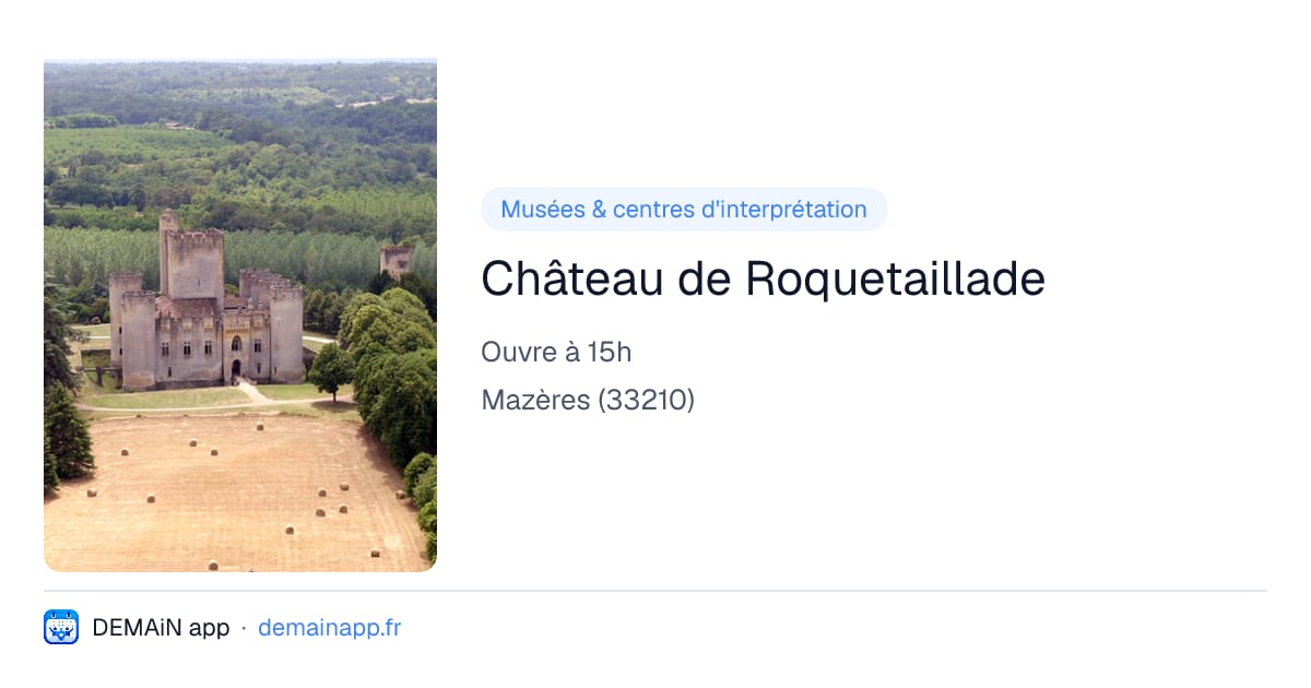 Château de Roquetaillade — Mazères
