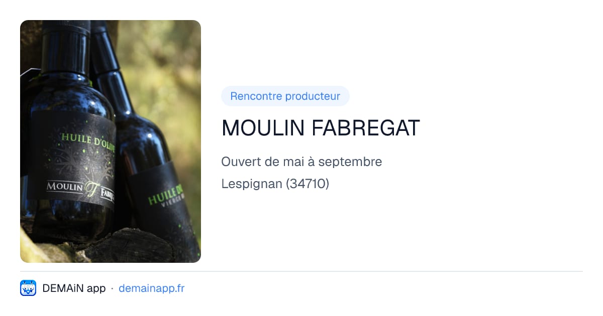 MOULIN FABREGAT — Lespignan