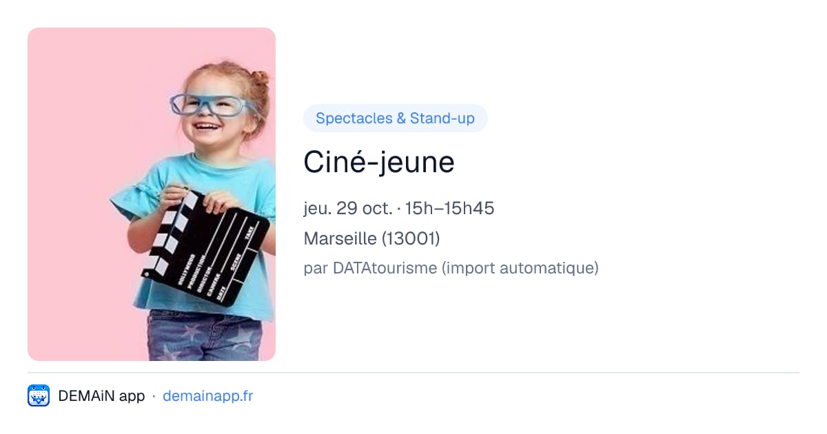 Ciné-jeune — Marseille