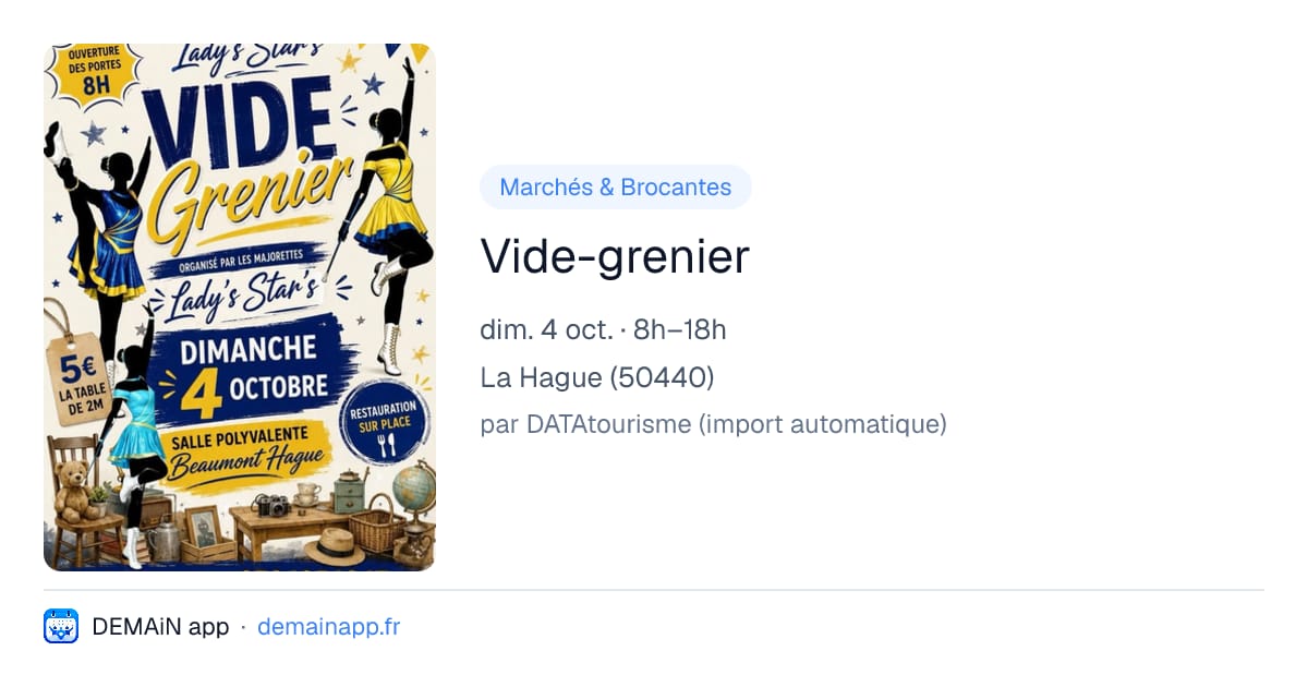 Vide-grenier — La Hague