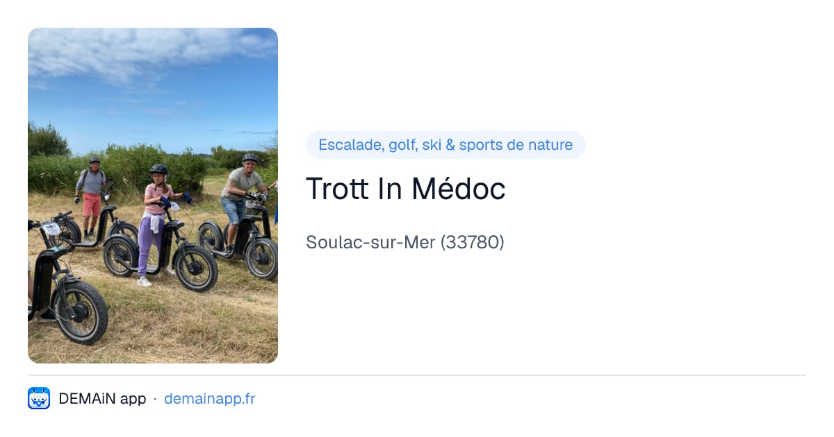 Trott In Médoc — Soulac-sur-Mer