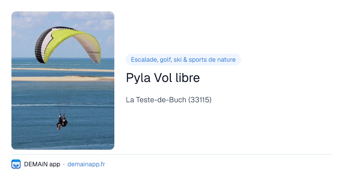 Pyla Vol libre — La Teste-de-Buch
