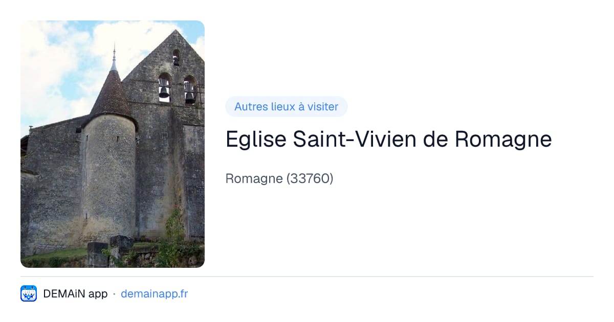 Eglise Saint-Vivien de Romagne — Romagne