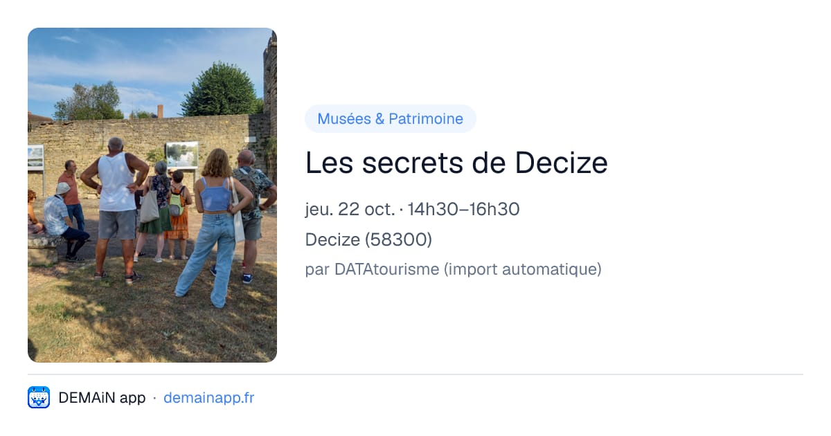 Les secrets de Decize — Decize