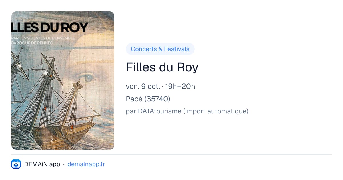 Filles du Roy — Pacé