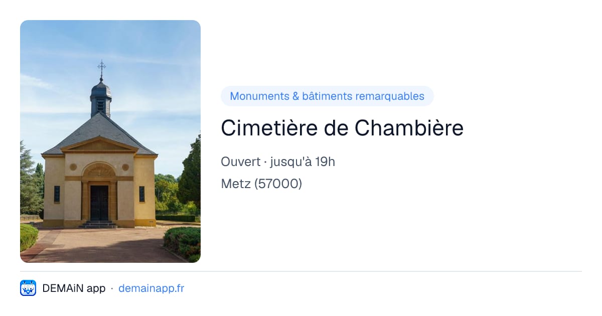 Cimetière de Chambière — Metz