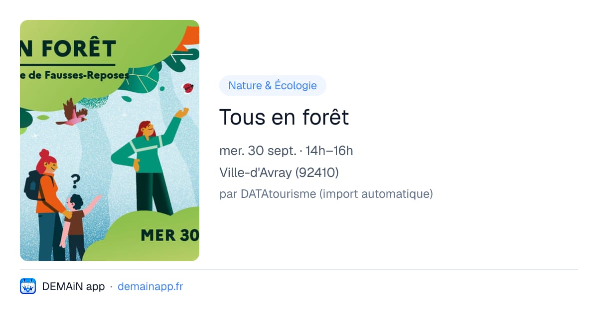 Tous en forêt — Ville-d'Avray