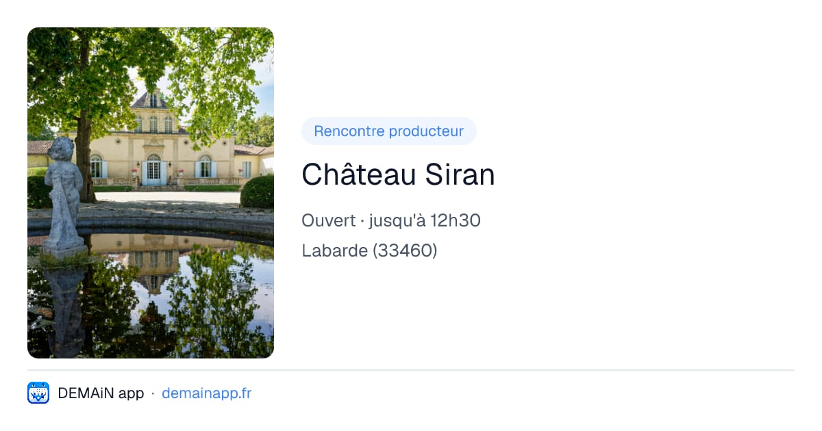 Château Siran — Labarde