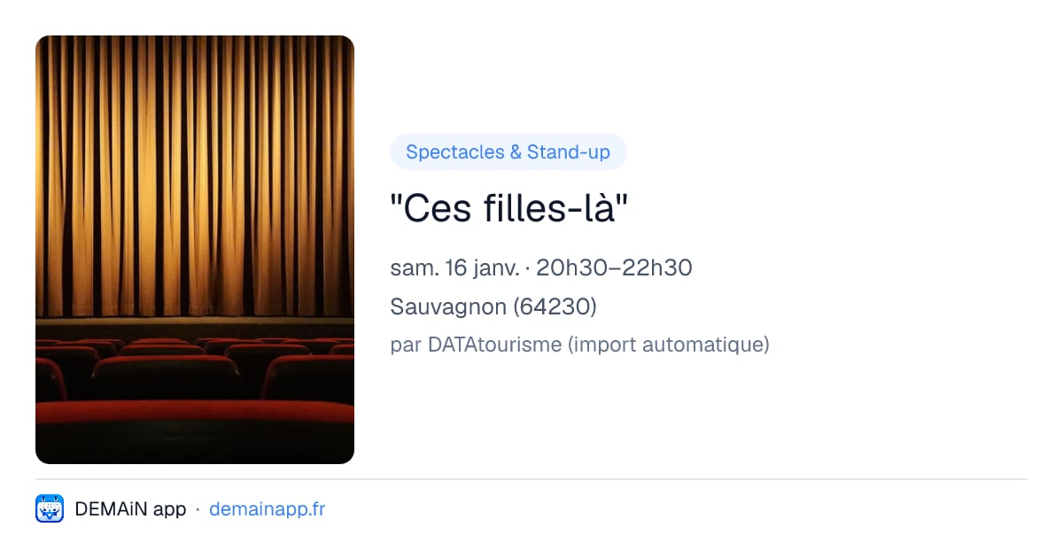 "Ces filles-là" — Sauvagnon