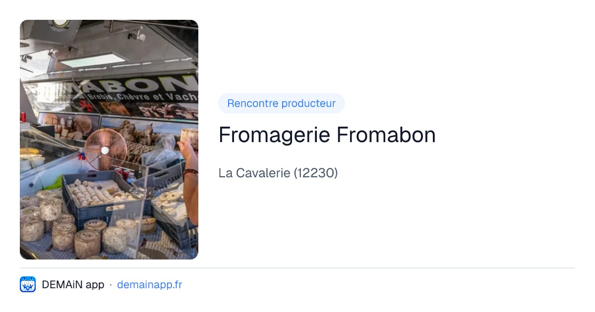 Fromagerie Fromabon — La Cavalerie