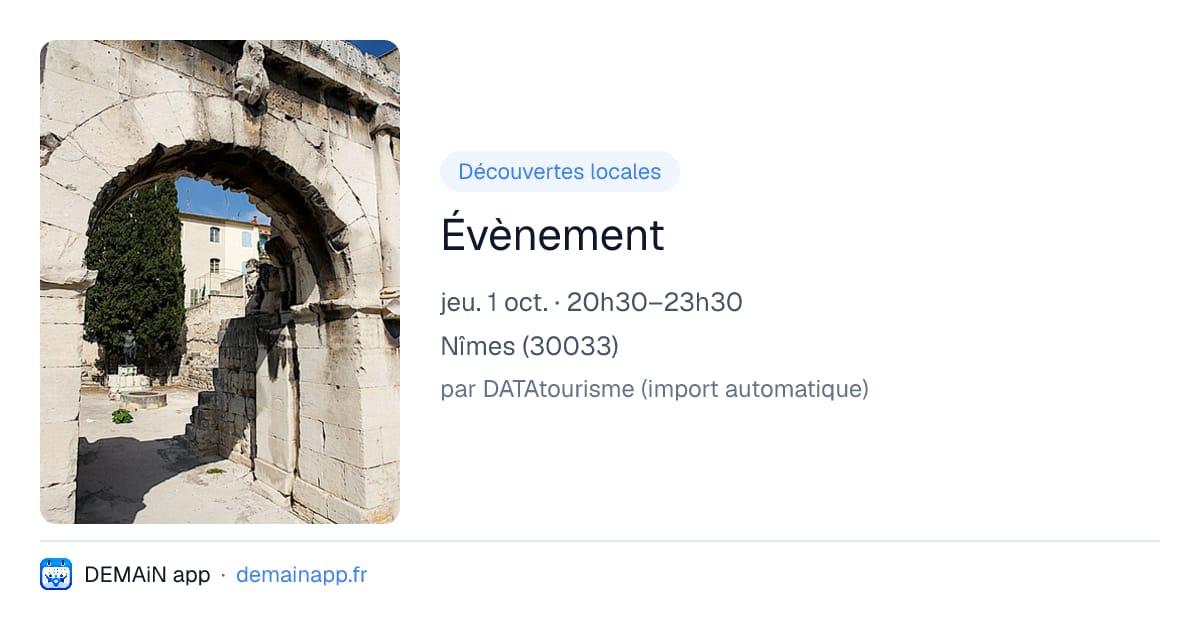 Évènement — Nîmes