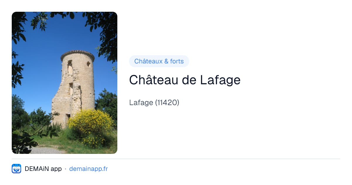 Château de Lafage — Lafage