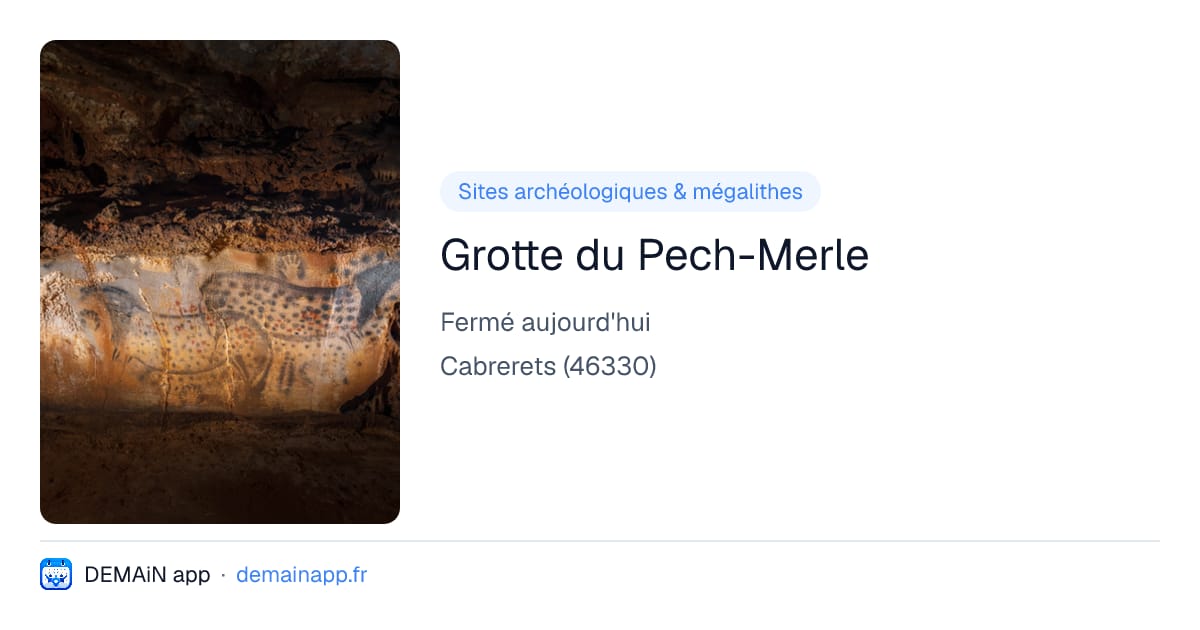 Grotte du Pech-Merle — Cabrerets