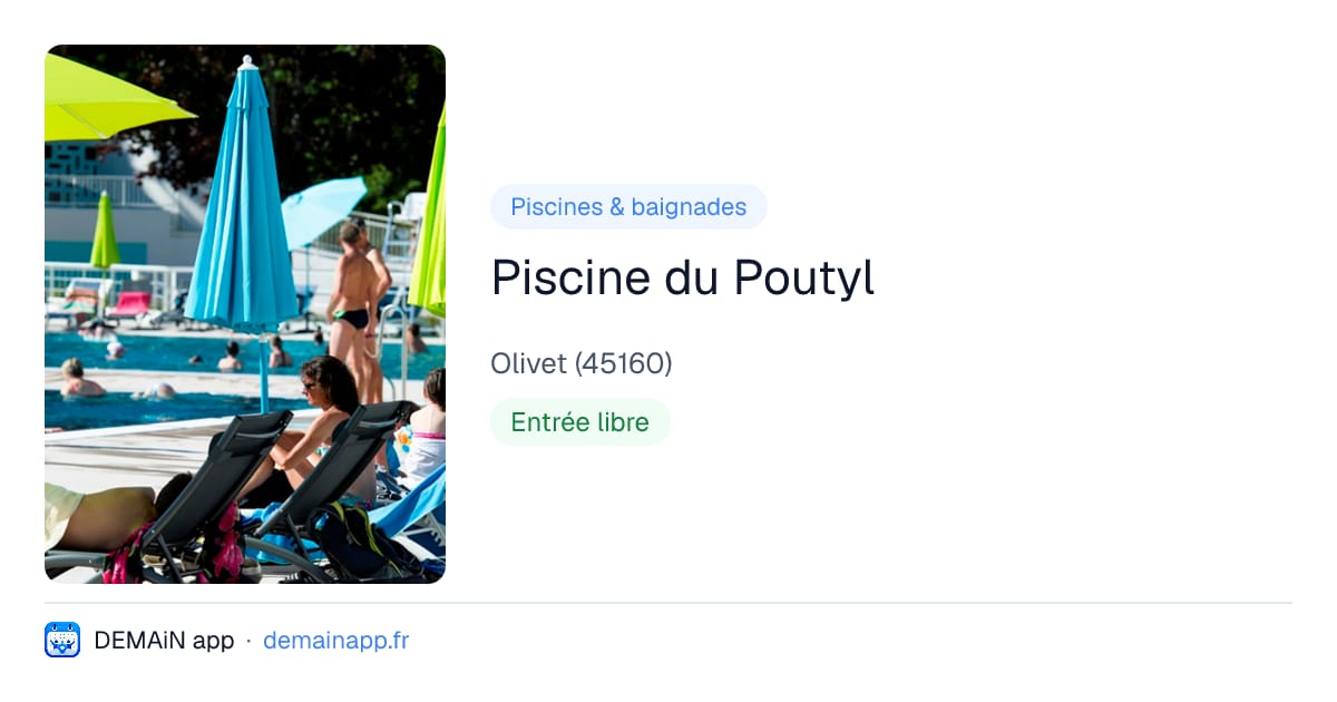 Piscine du Poutyl — Olivet
